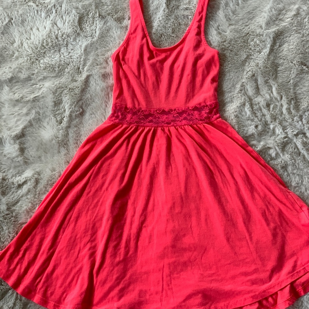 H&M Divided Coral Dress